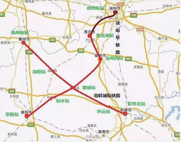 淮北市现代化铁路交通网络最新规划出炉